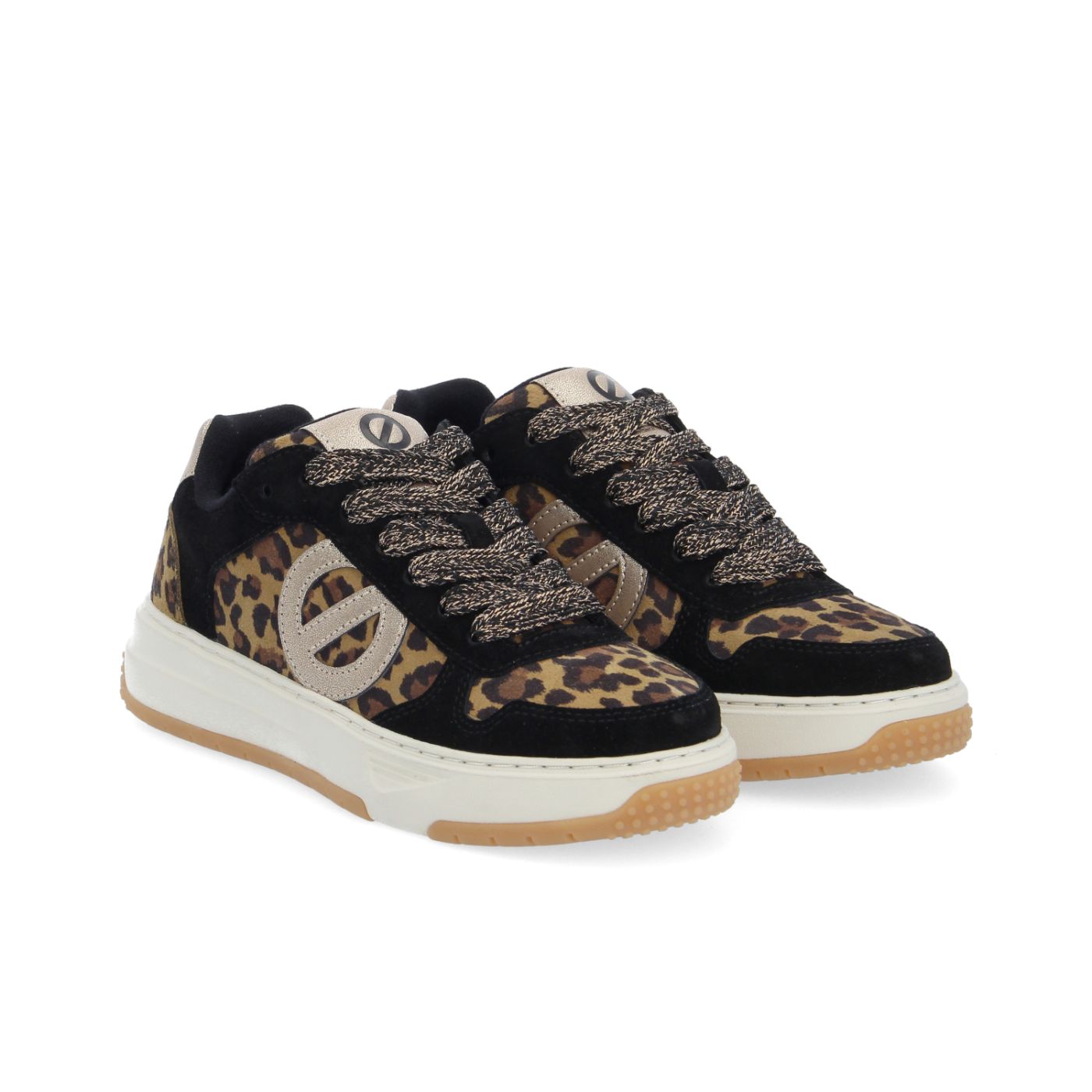ALISON SNEAKER W - SDE/SDE.LEO/GLO - BLACK/LEOPARD